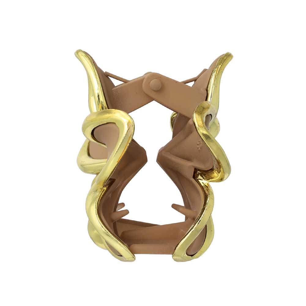 Earth Tone Flower Hair Claw