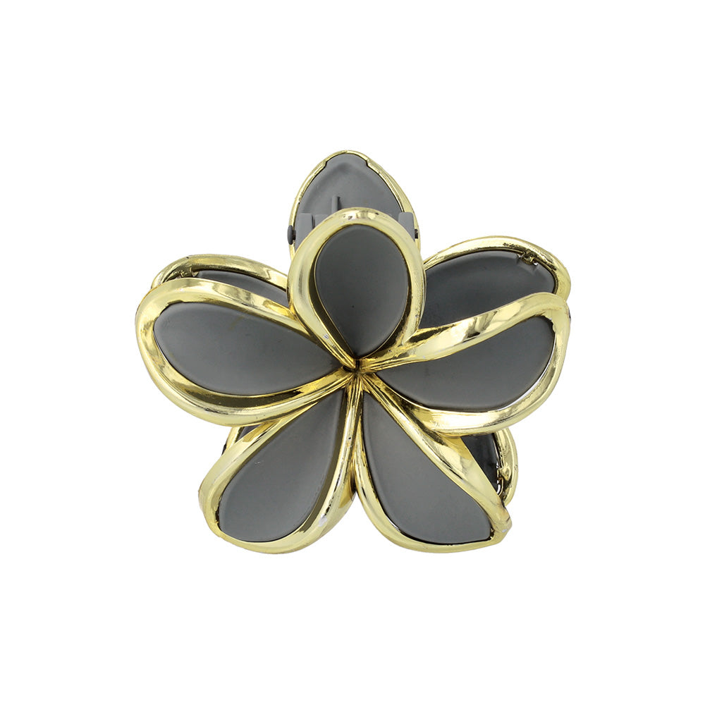 Earth Tone Flower Hair Claw