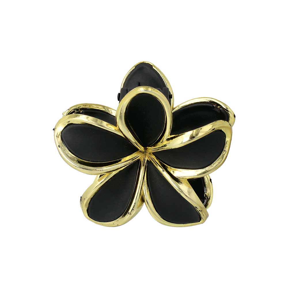 Earth Tone Flower Hair Claw