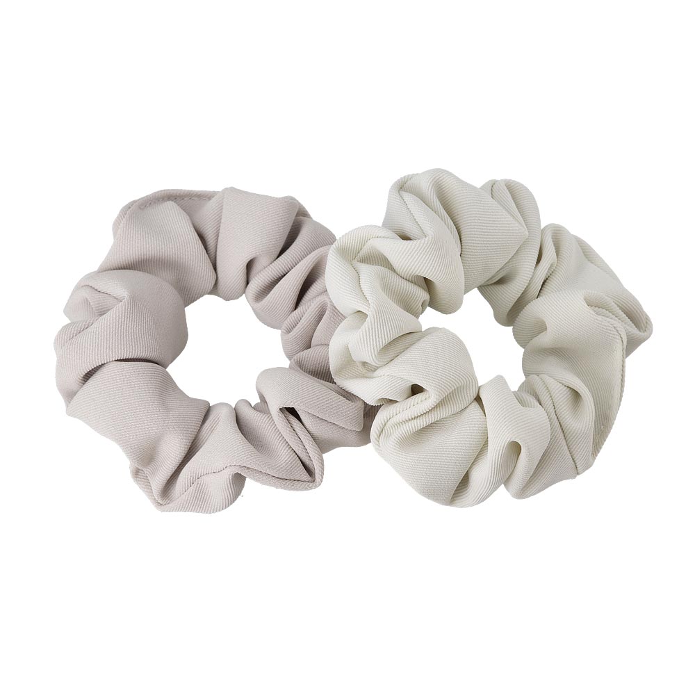 Matte Textured Scrunchie Set