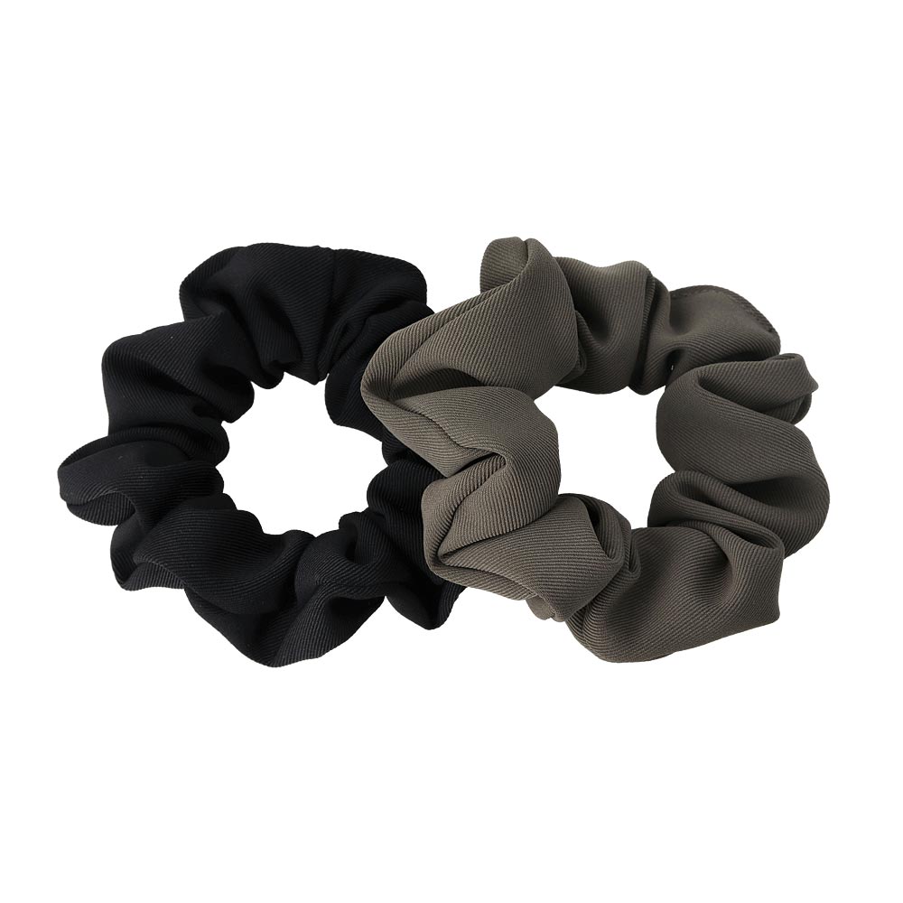 Matte Textured Scrunchie Set