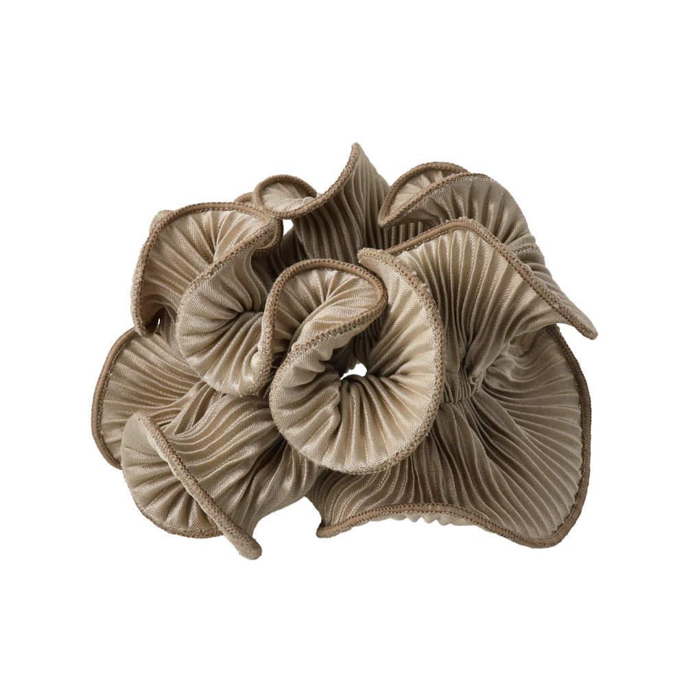 Muted Frilly Hair Scrunchie
