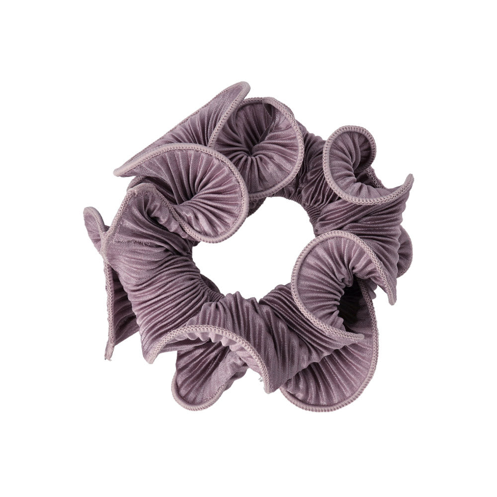 Muted Frilly Hair Scrunchie