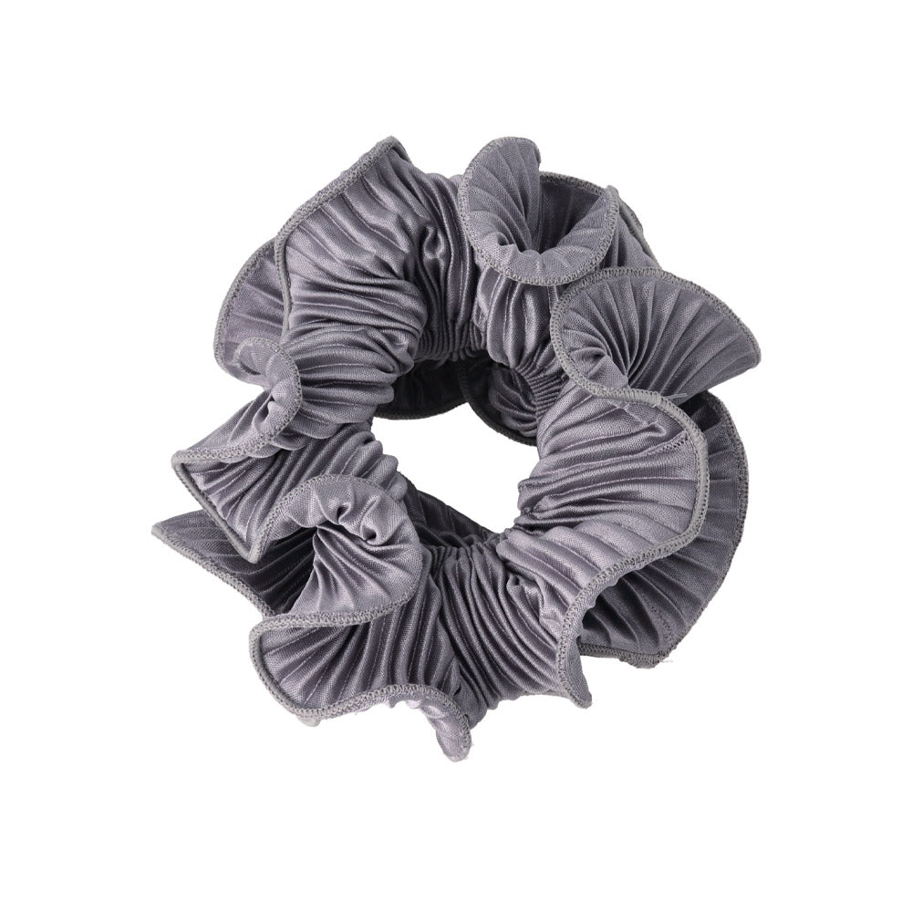 Muted Frilly Hair Scrunchie