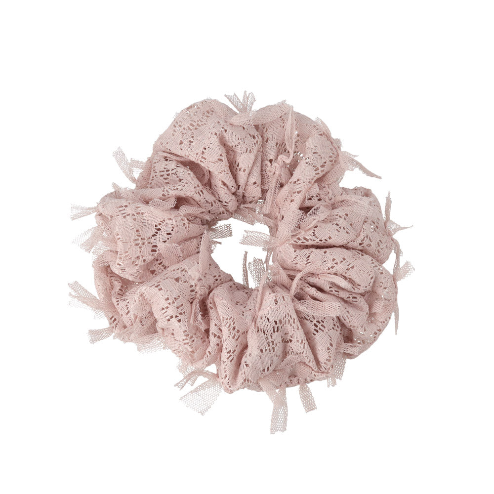 Floral Lace Hair Scrunchie