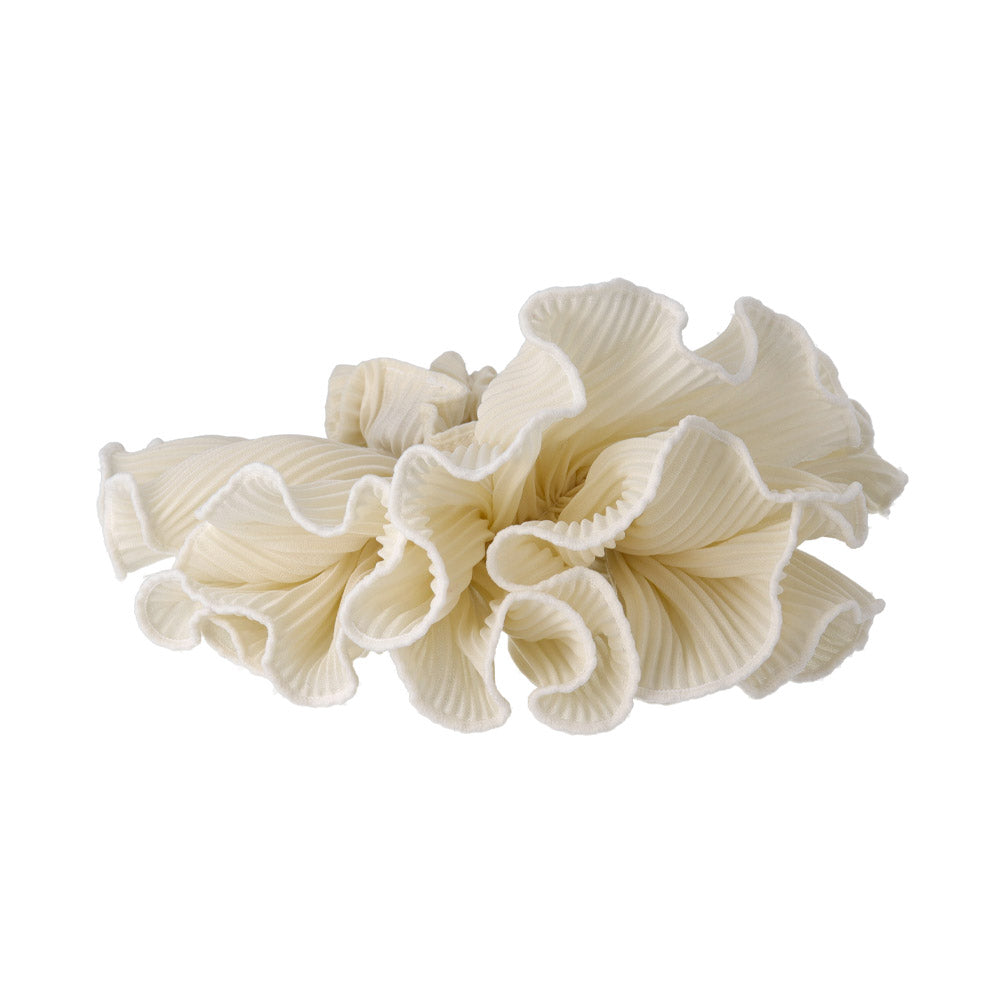 Solid Pleated Scrunchie