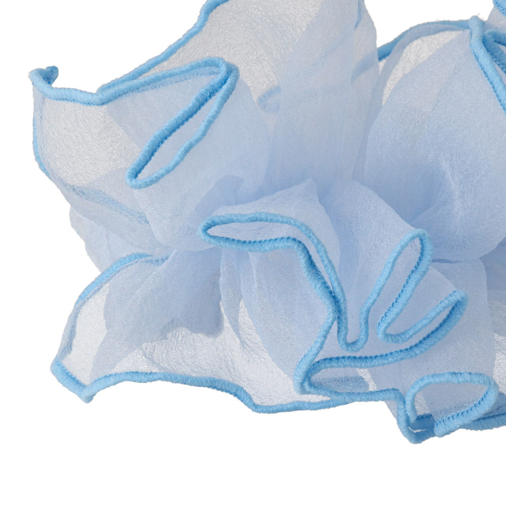 Sheer Ruffle Hair Scrunchie