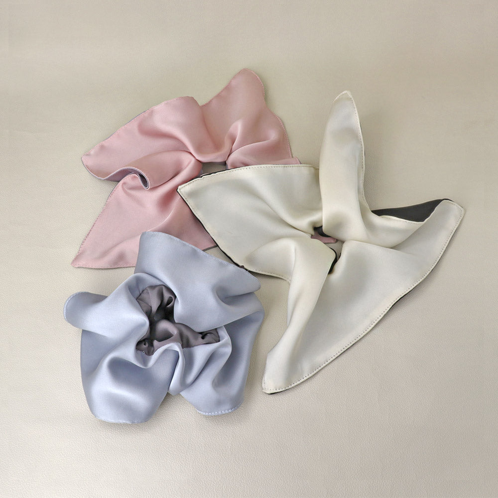 Large Square Reversible Scrunchie