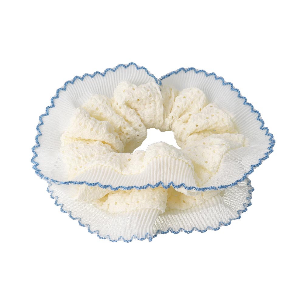 Colored Edge Voluminous Scrunchie