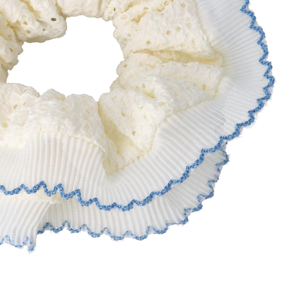 Colored Edge Voluminous Scrunchie