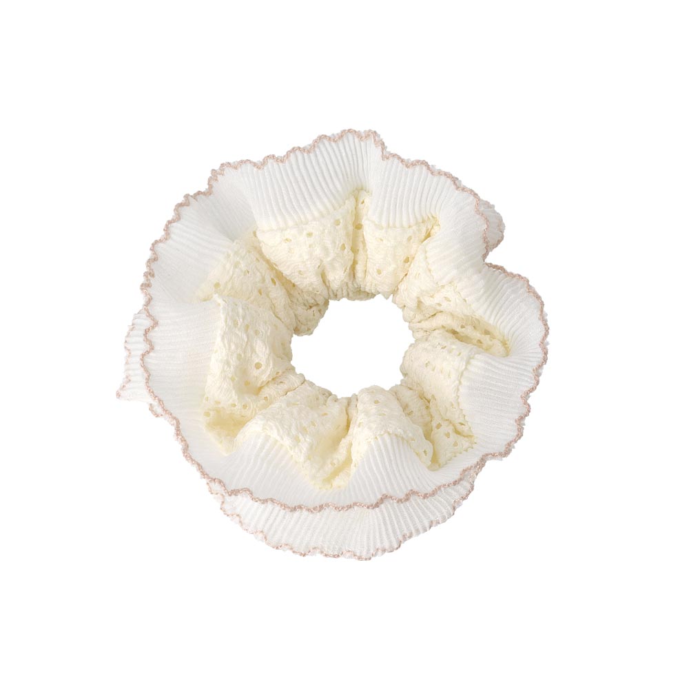 Colored Edge Voluminous Scrunchie