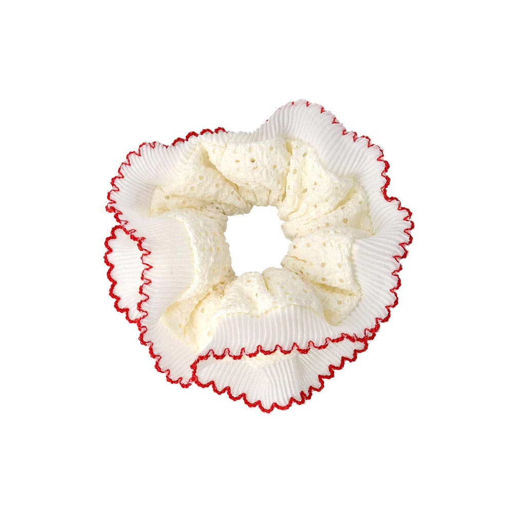 Colored Edge Voluminous Scrunchie