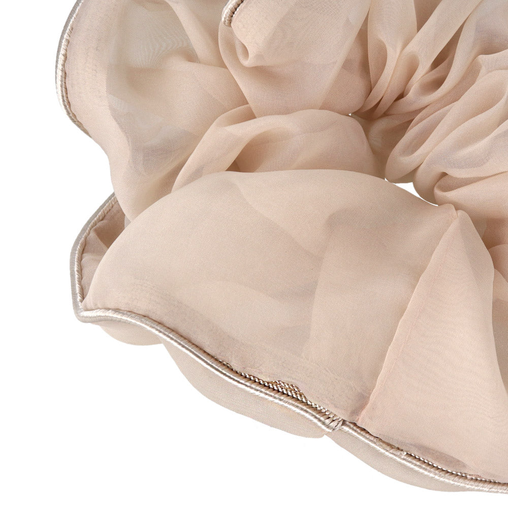 Trimmed Sheer Hair Scrunchie