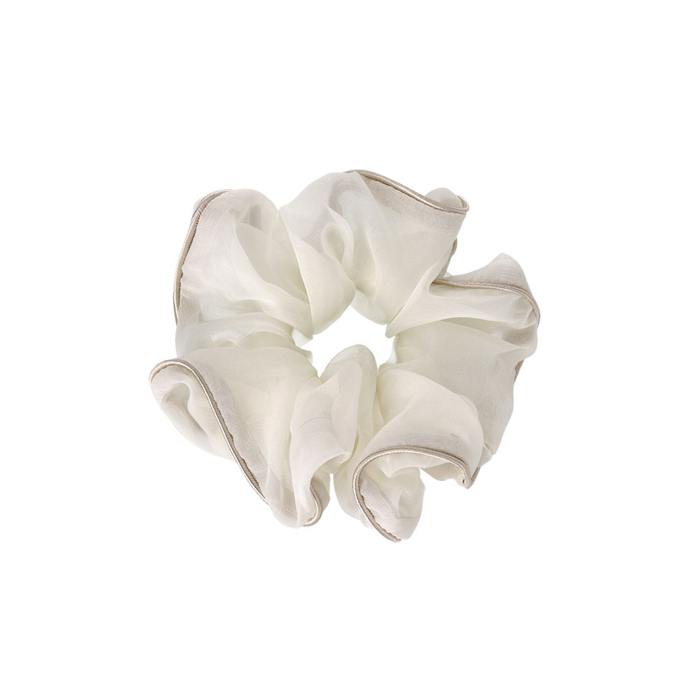 Trimmed Sheer Hair Scrunchie