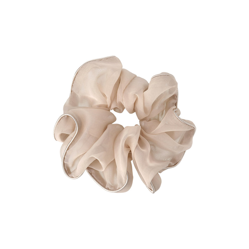 Trimmed Sheer Hair Scrunchie