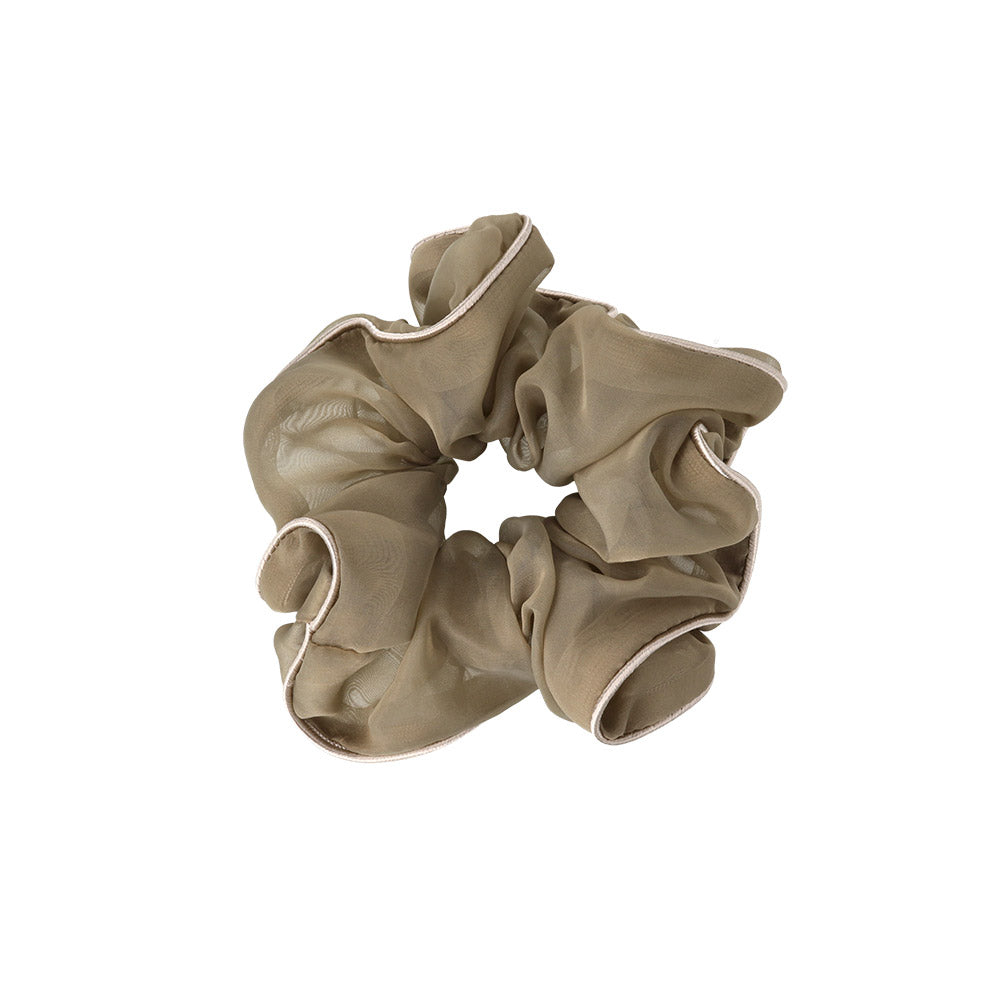 Trimmed Sheer Hair Scrunchie