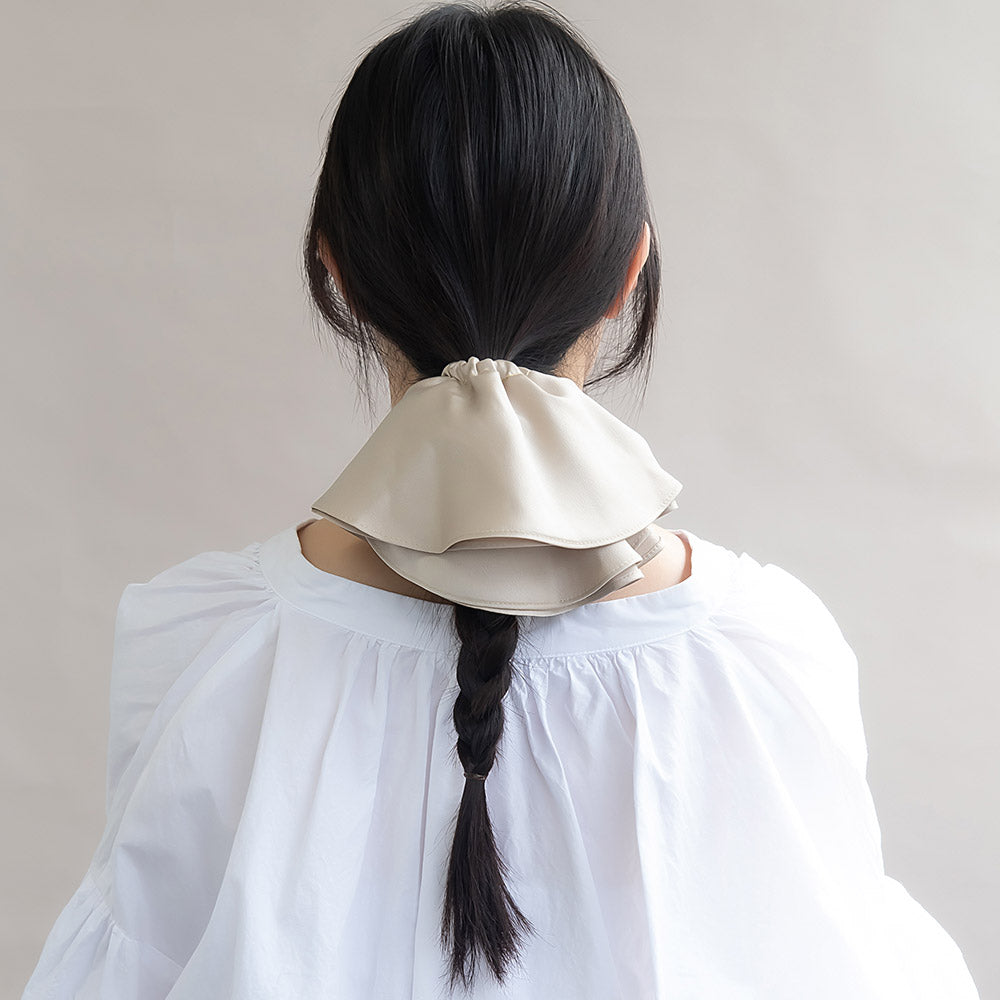 Oversized Satin Hair Scrunchie - osewaya