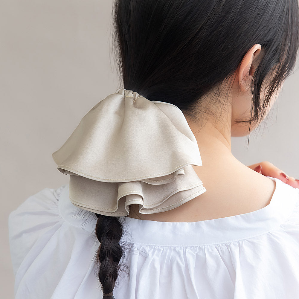 Oversized Satin Hair Scrunchie