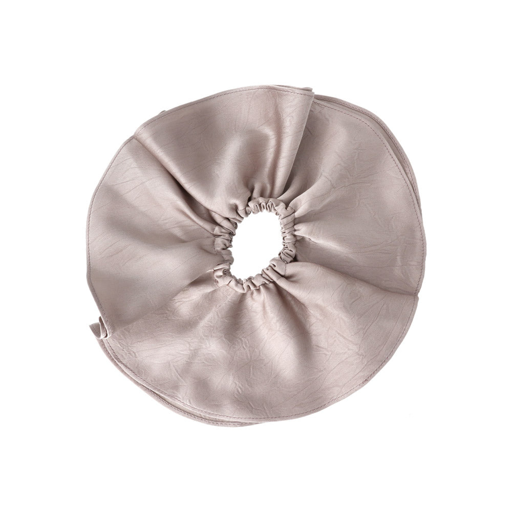 Large Textured Dusty Satin Scrunchie
