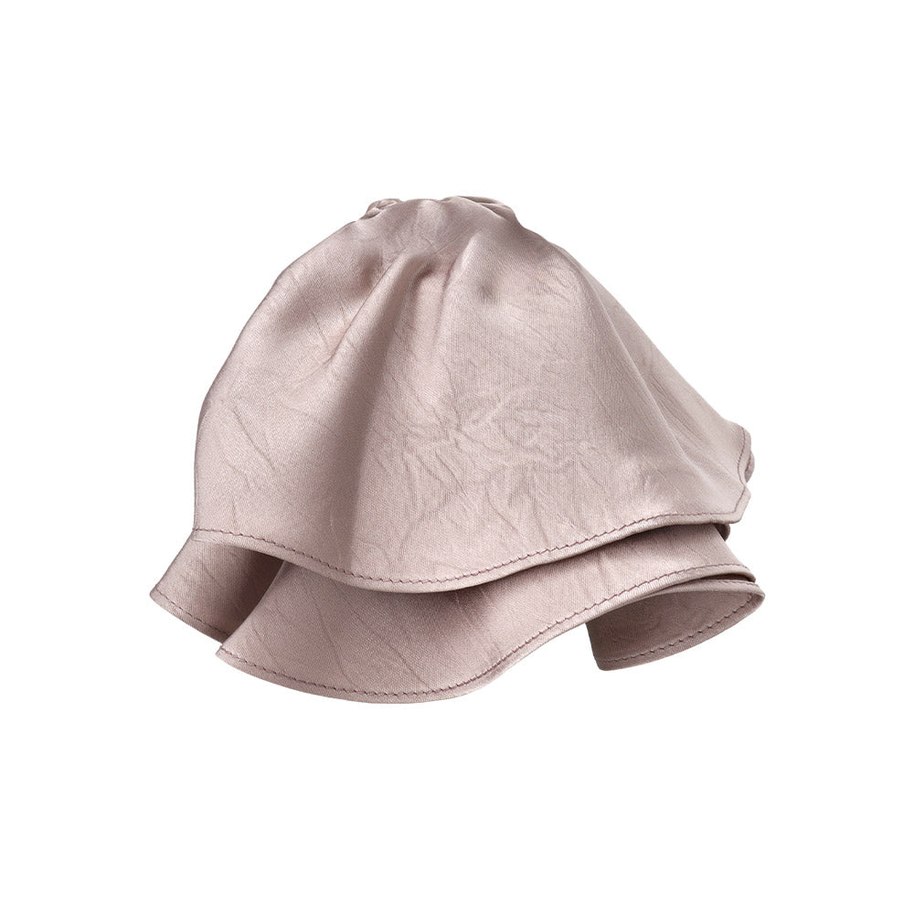 Large Textured Dusty Satin Scrunchie