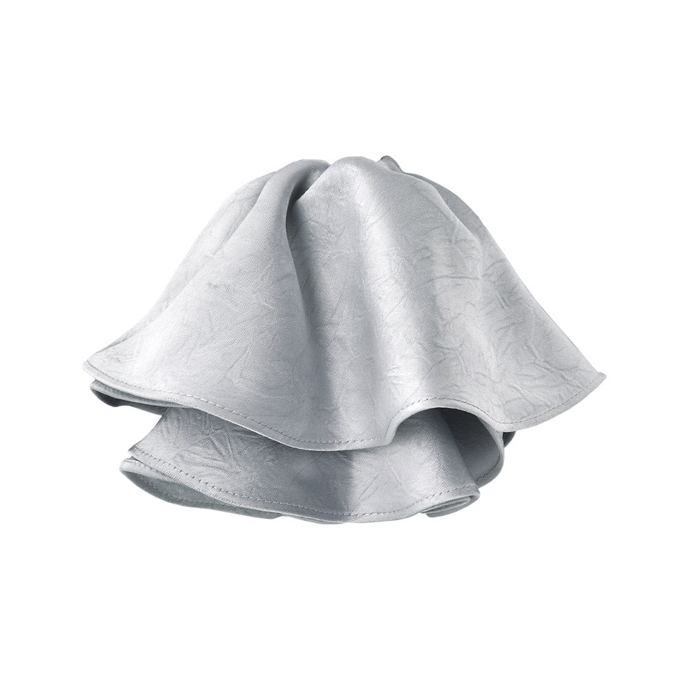 Large Textured Dusty Satin Scrunchie