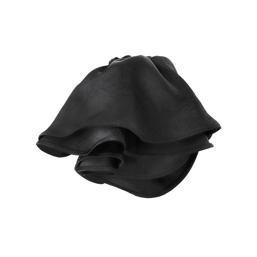 Large Textured Dusty Satin Scrunchie