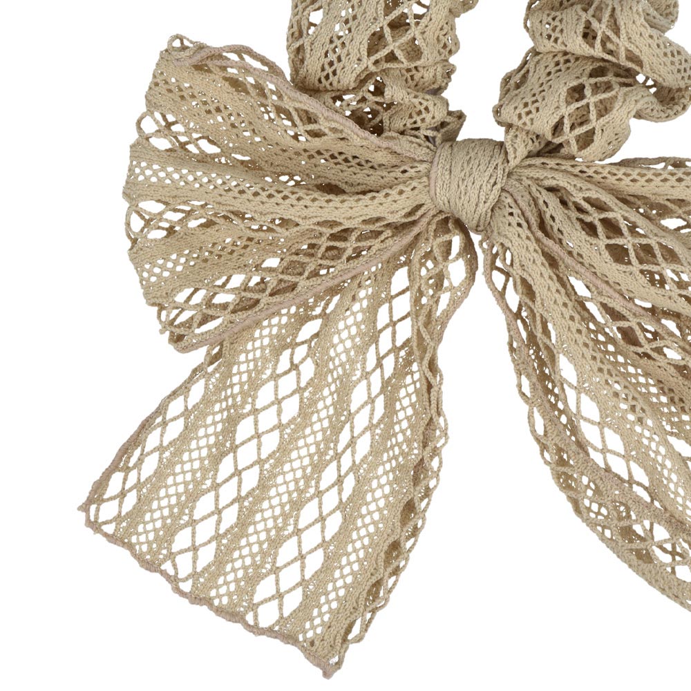 Breathable Lace Bow Scrunchie