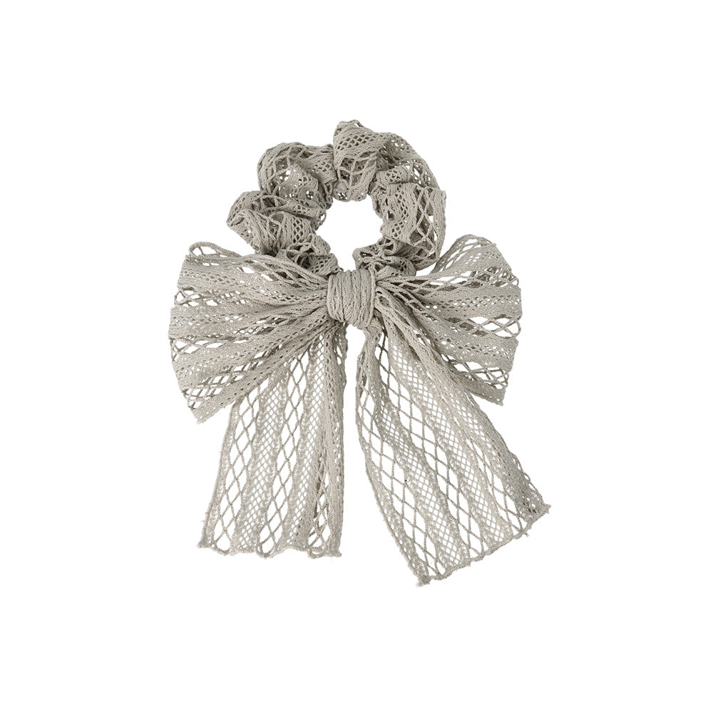 Breathable Lace Bow Scrunchie