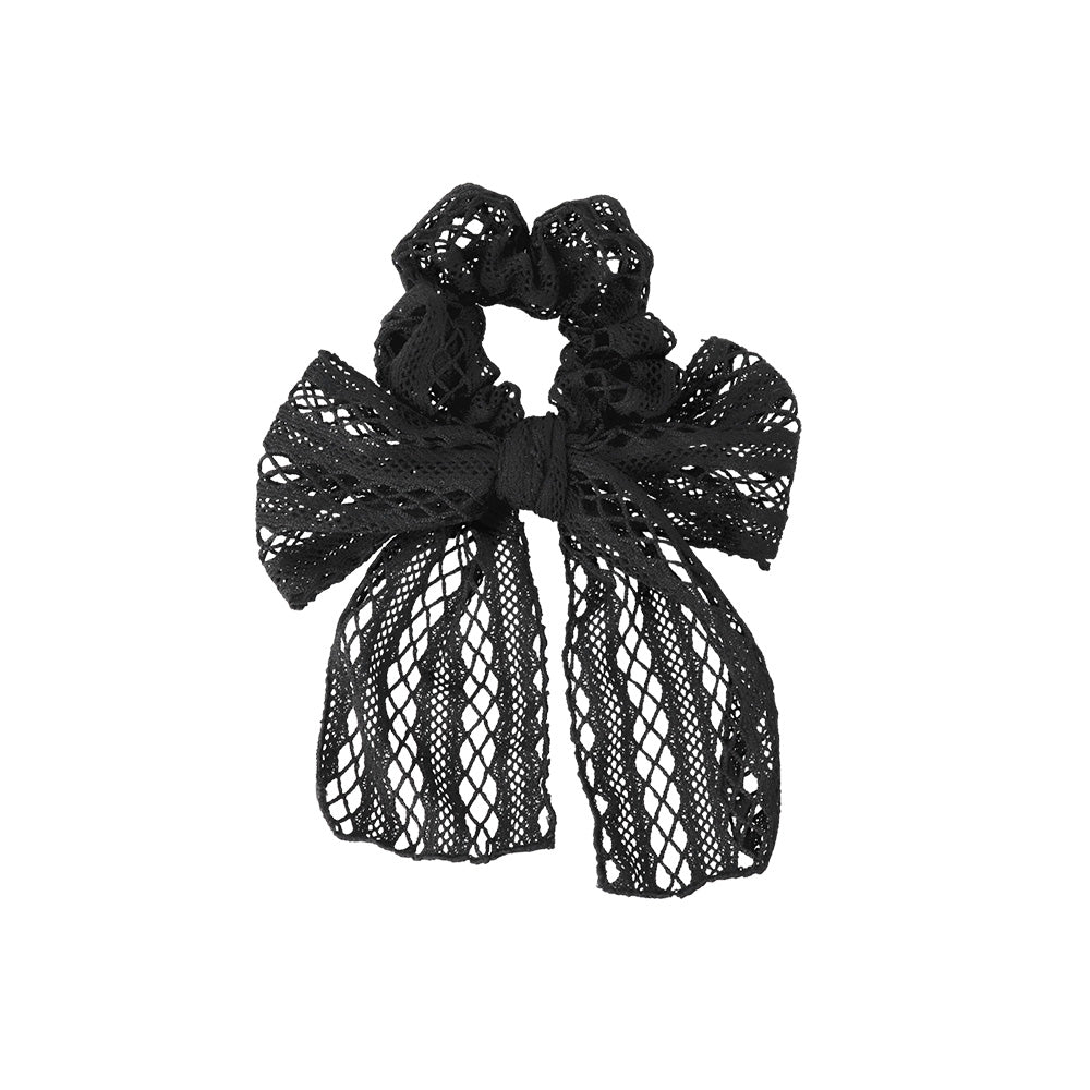 Breathable Lace Bow Scrunchie
