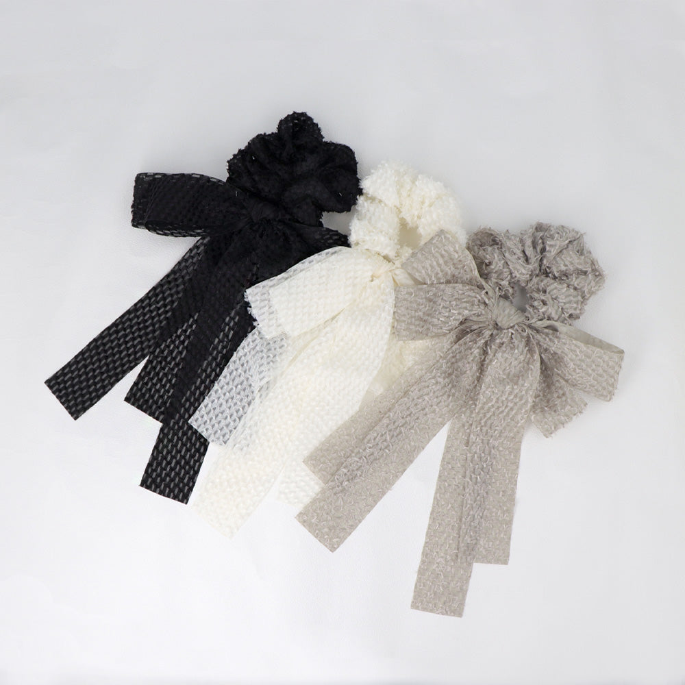 Long Layered Bow Scrunchie - osewaya