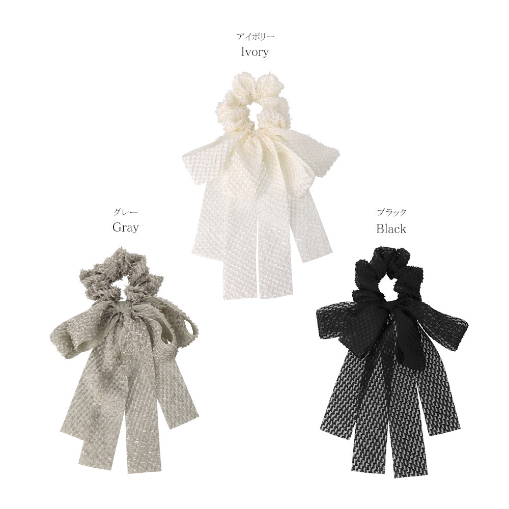Long Layered Bow Scrunchie