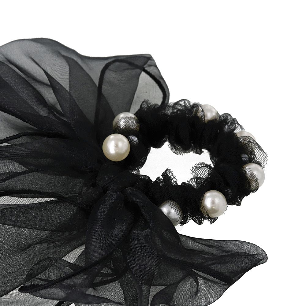 Big Sheer Bow Pearlized Scrunchie