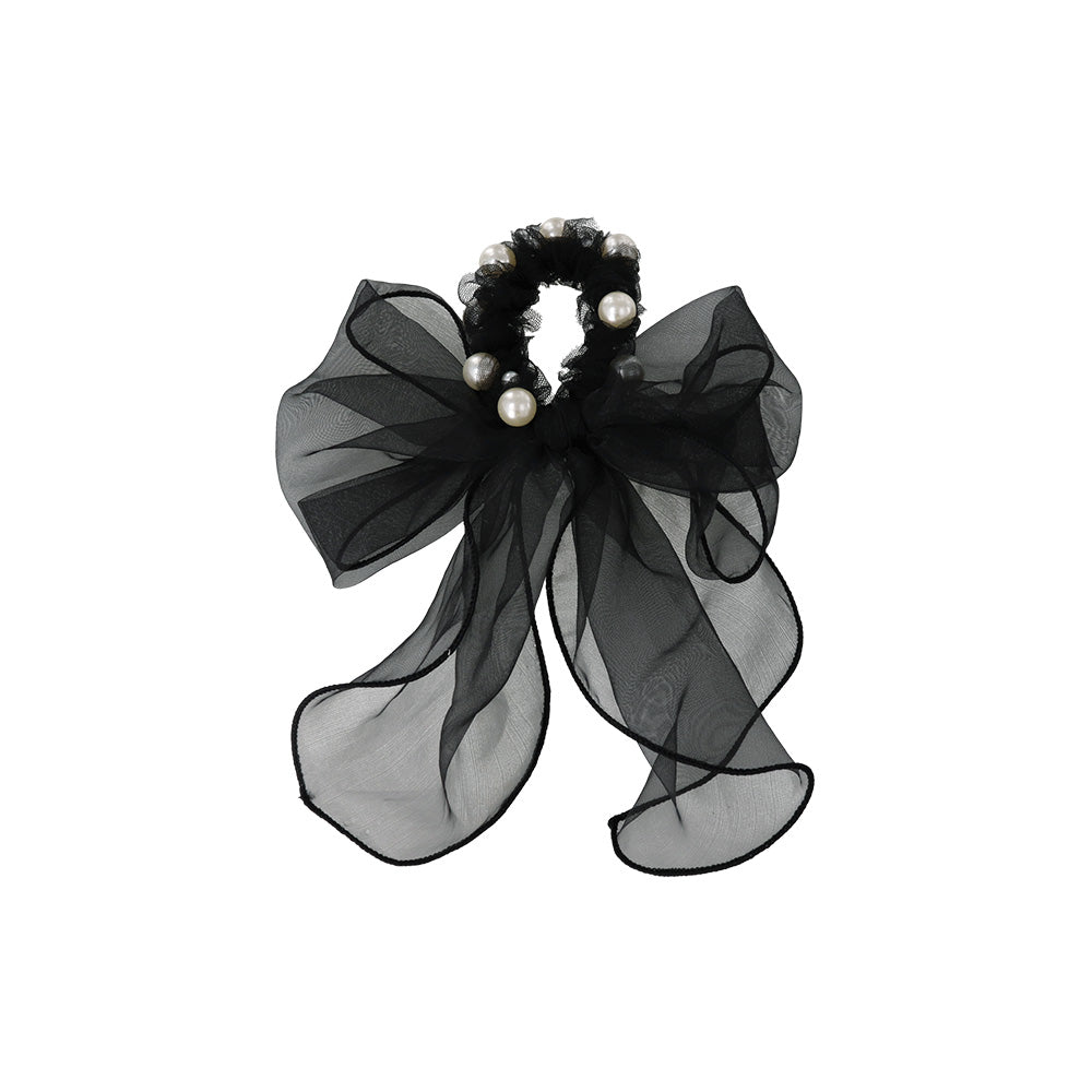 Big Sheer Bow Pearlized Scrunchie