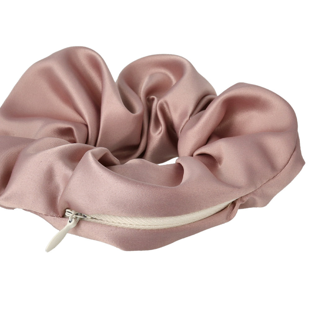 Solid Satin Stash Scrunchie