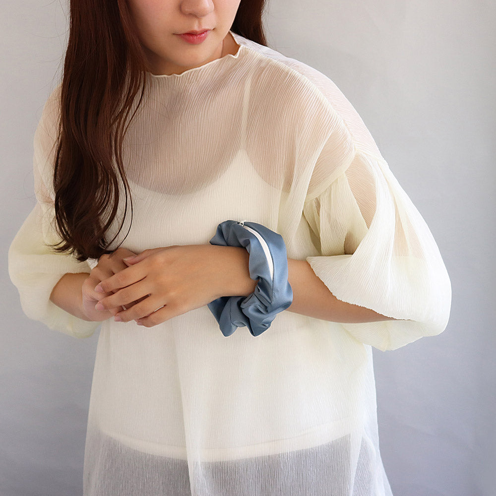 Solid Satin Stash Scrunchie