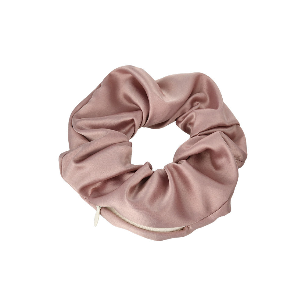 Solid Satin Stash Scrunchie