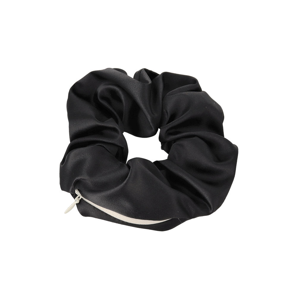 Solid Satin Stash Scrunchie