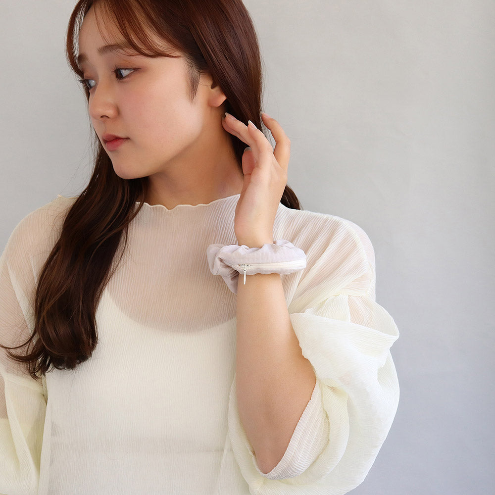 Textured Muted Pastel Stash Scrunchie