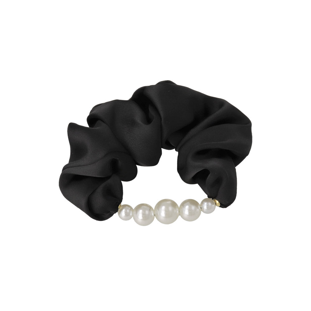 Pearl Line Hair Scrunchie