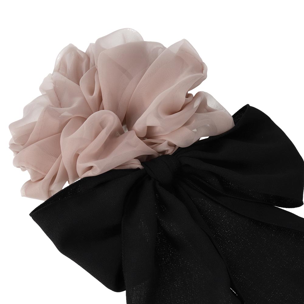 Big Black Bow Scrunchie