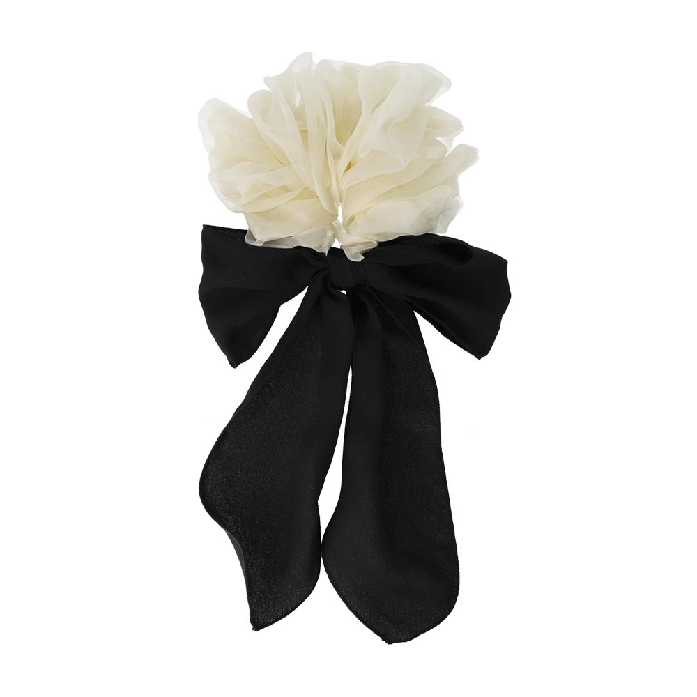 Big Black Bow Scrunchie