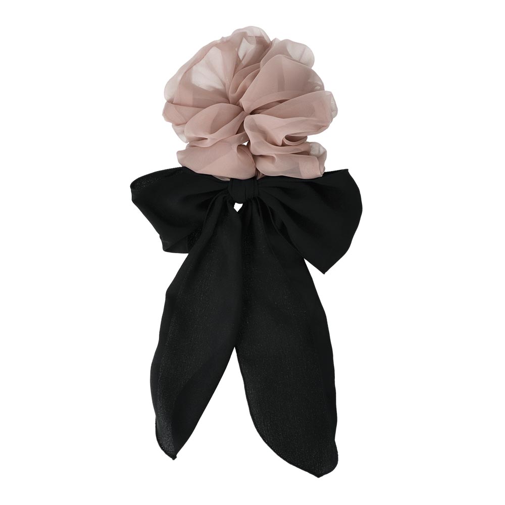 Big Black Bow Scrunchie