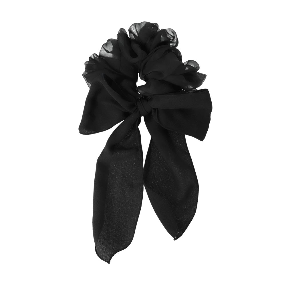 Big Black Bow Scrunchie
