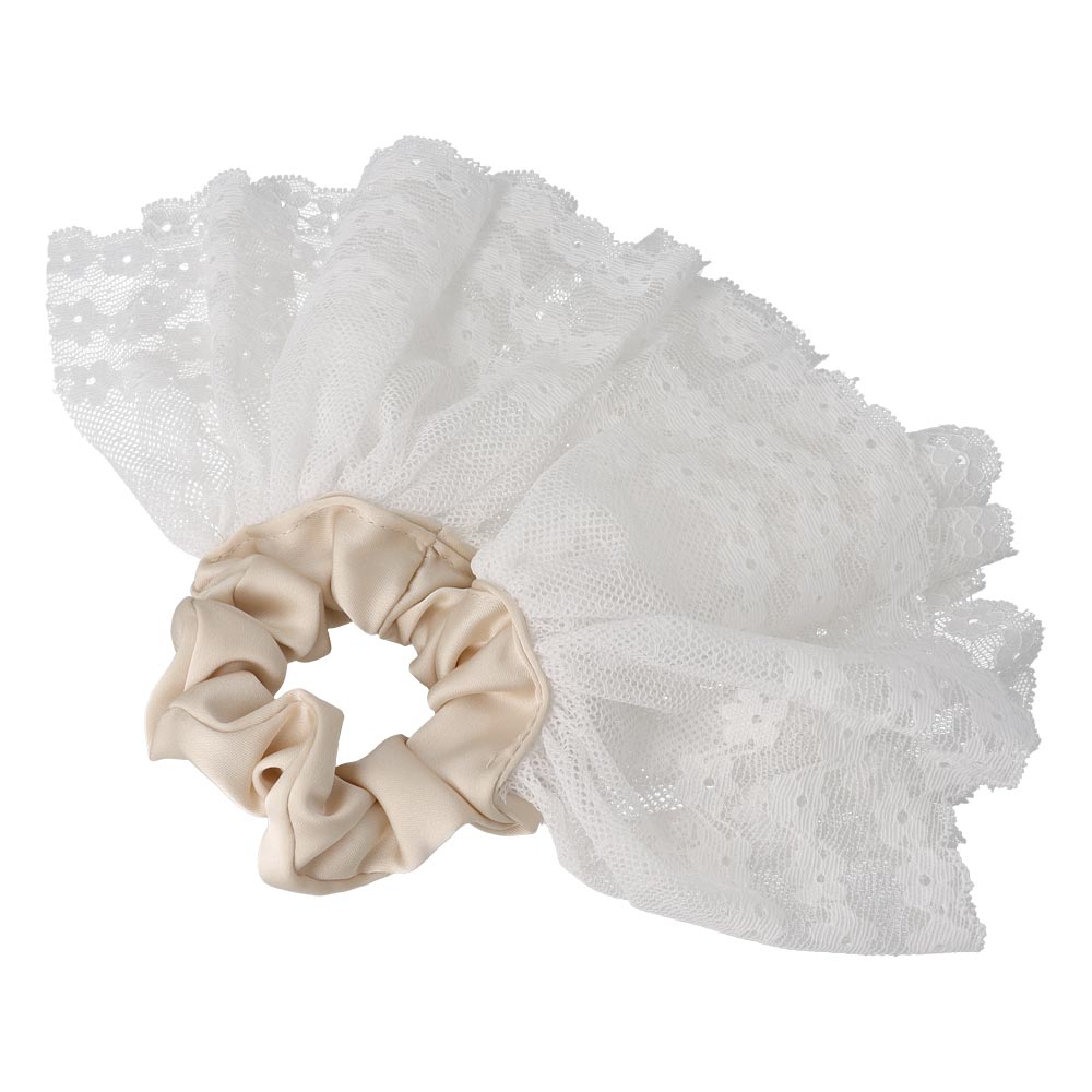 Tulle Lace Frill Scrunchie