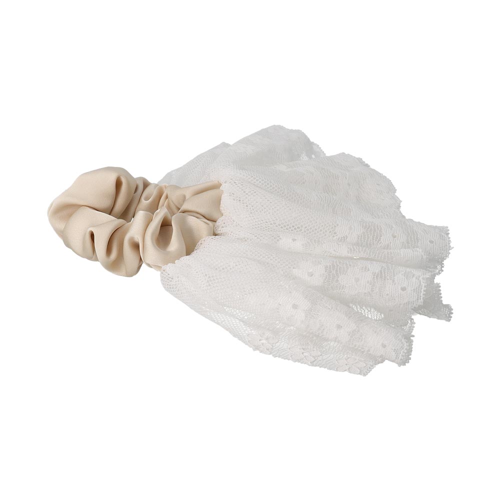 Tulle Lace Frill Scrunchie