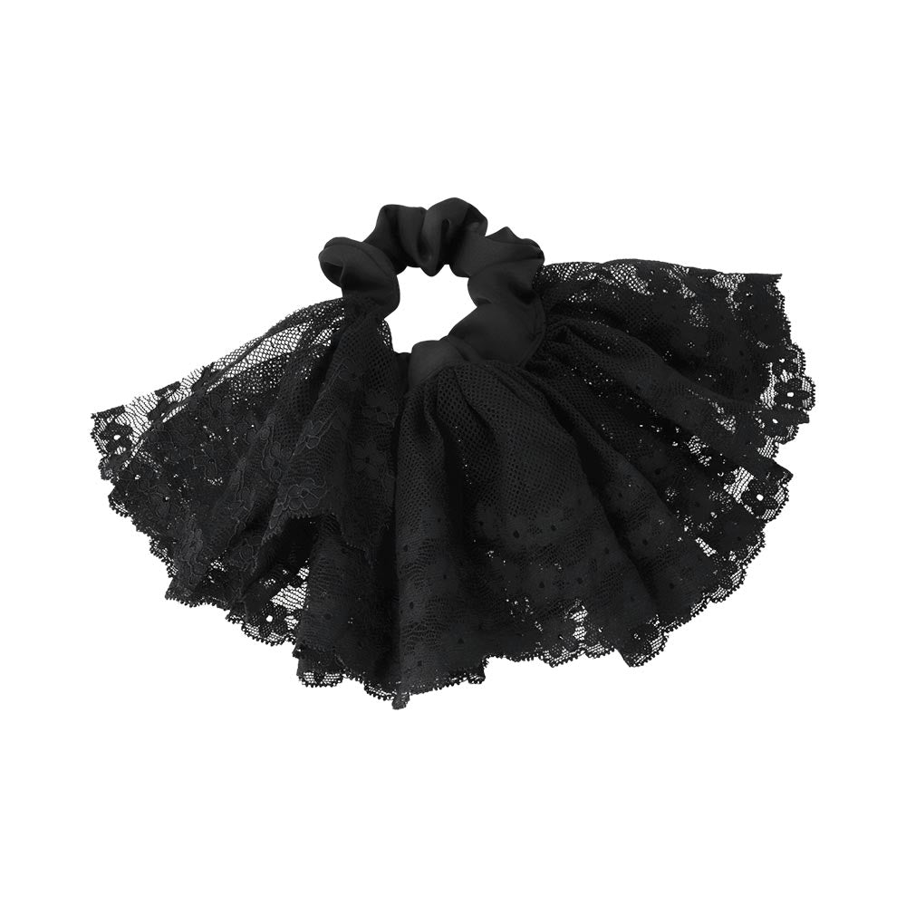 Tulle Lace Frill Scrunchie