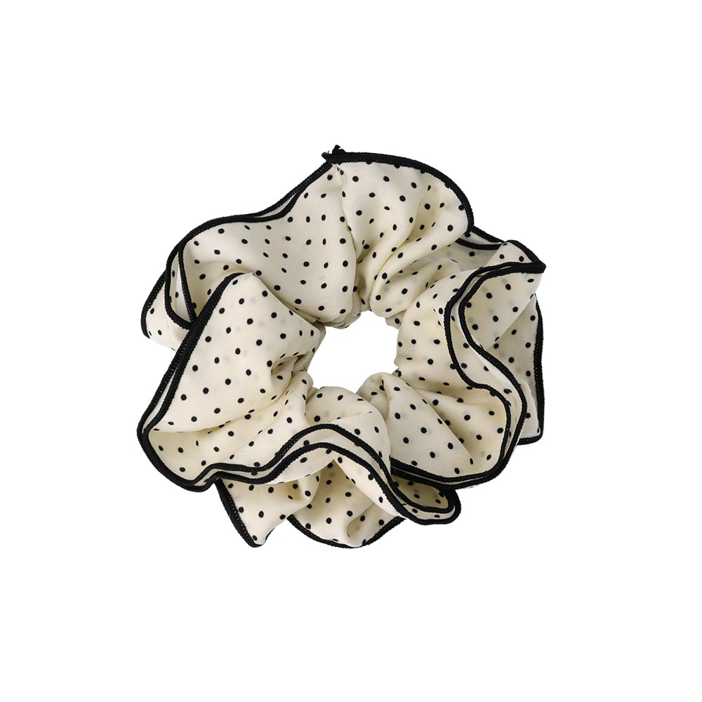 Polka Dot Thick Scrunchie