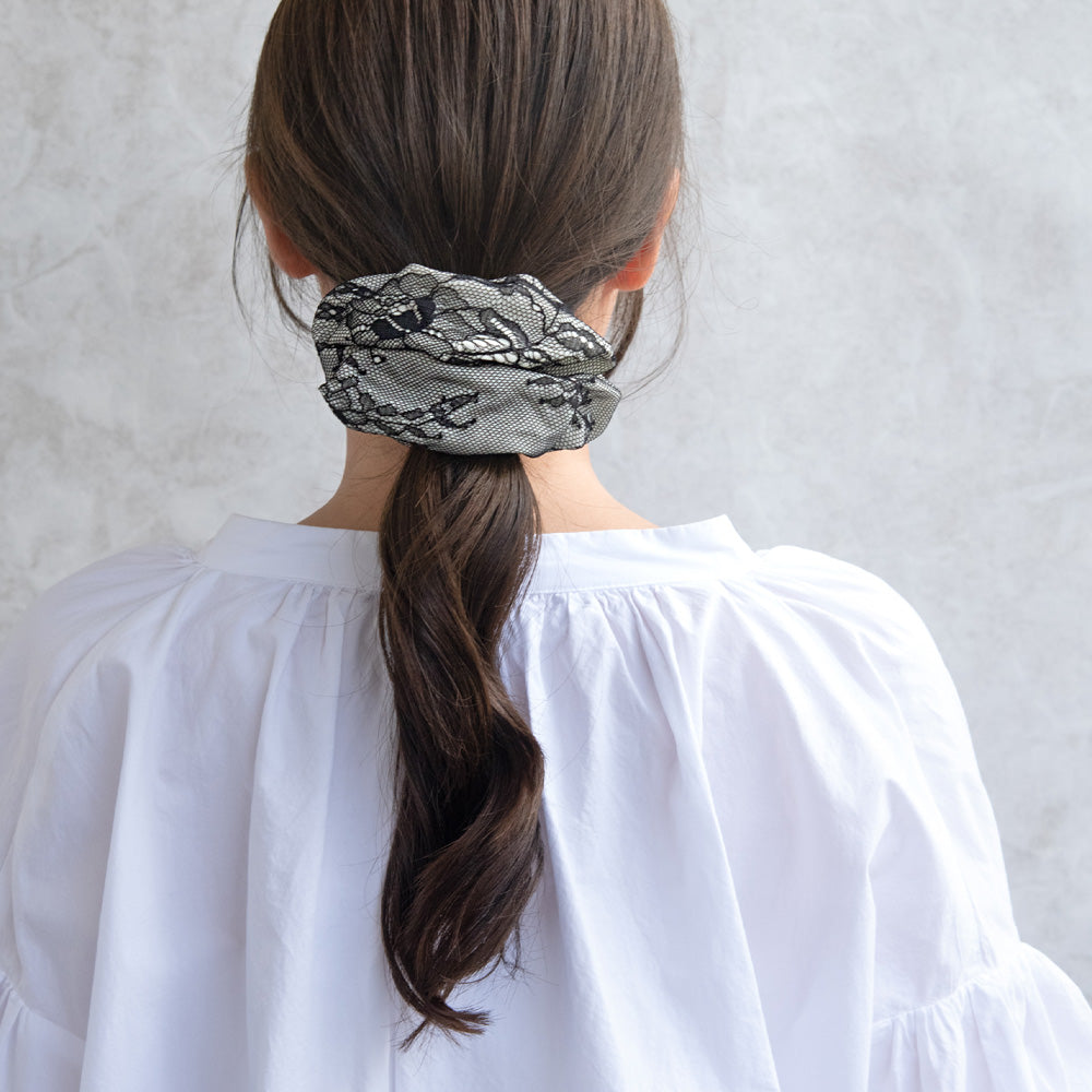 Botanical Lace Scrunchie