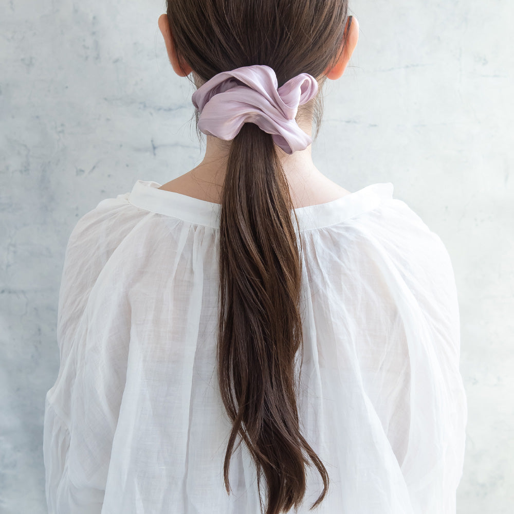 Shimmering Muted Tone Scrunchie