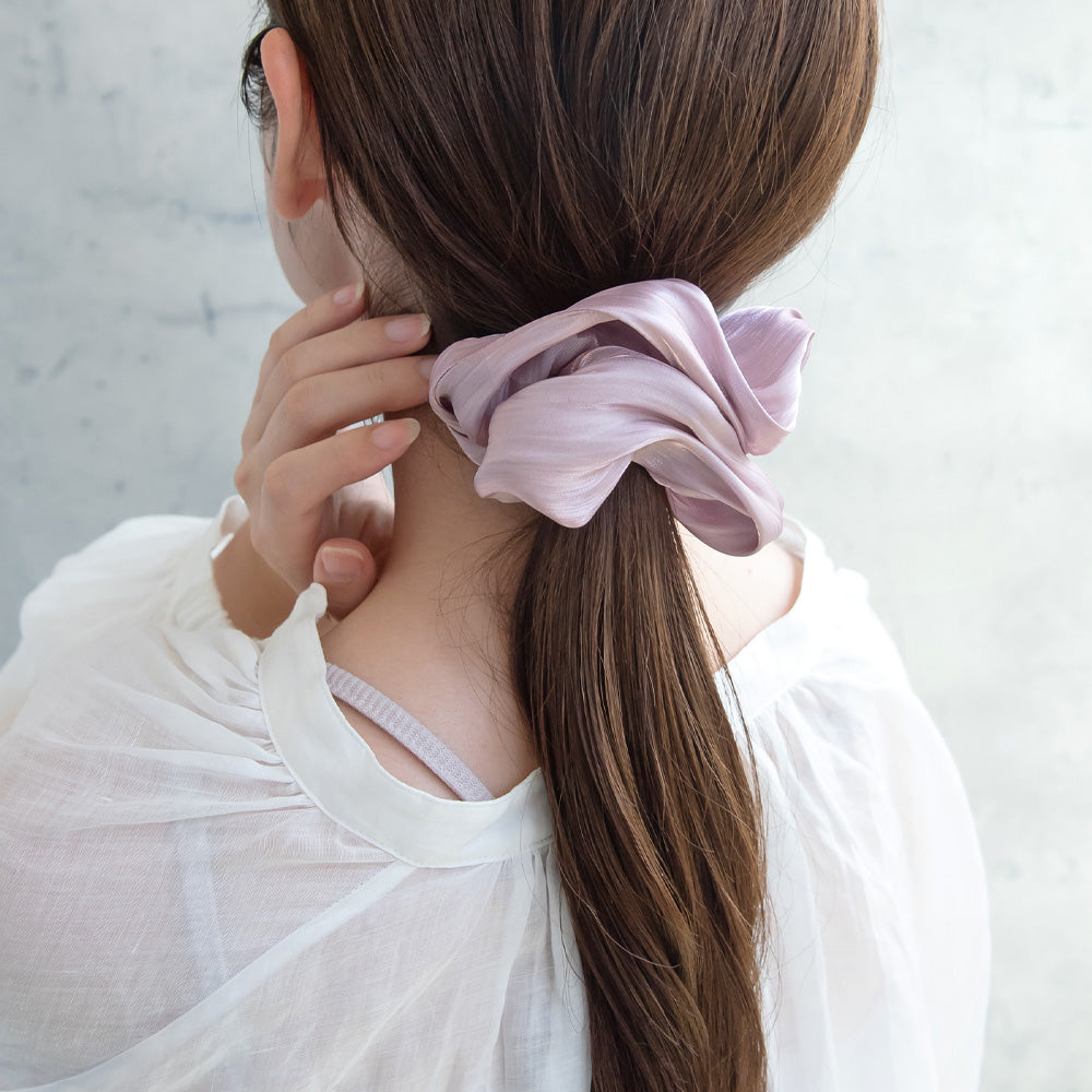 Shimmering Muted Tone Scrunchie